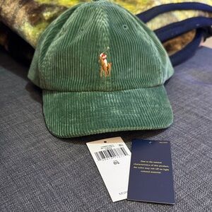 Polo by Ralph Lauren Green Corduroy Cap